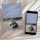 Periwinkle Blume Boho Bride Save the Date