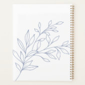 Periwinkle Blume Boho Wedding Planer (Rückseite)