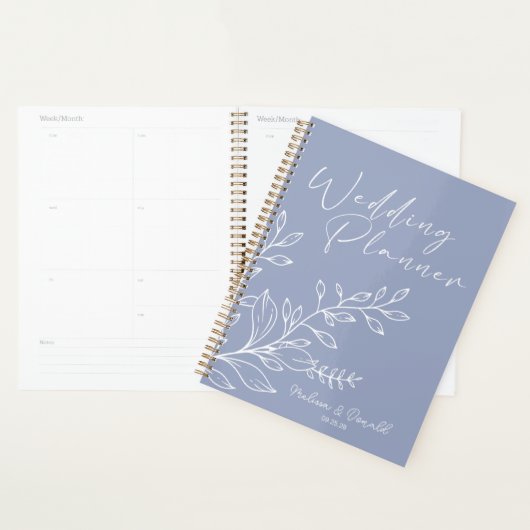 Periwinkle Blume Boho Wedding Planer (Anzeige)