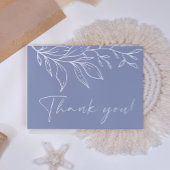 Periwinkle-Blume Dankeskarte