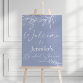 Periwinkle Blume Elegantes Brautparty Poste Poster