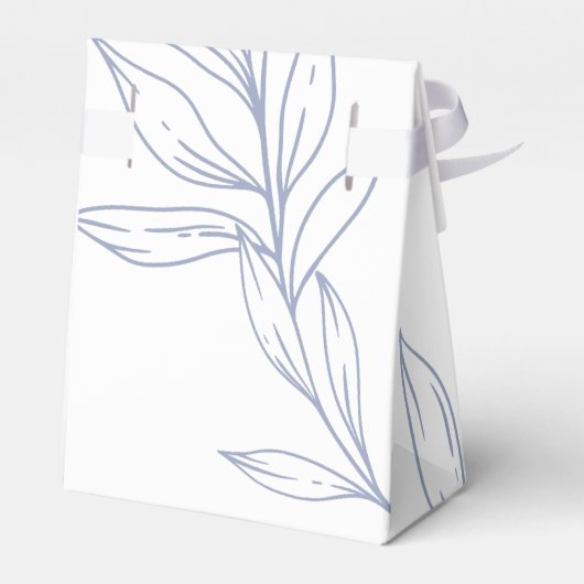 Periwinkle Blume Gefälligkeitsbox Geschenkschachtel (Rückseite)