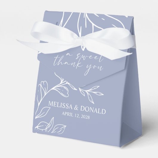 Periwinkle Blume Gefälligkeitsbox Geschenkschachtel (Vorderseite)