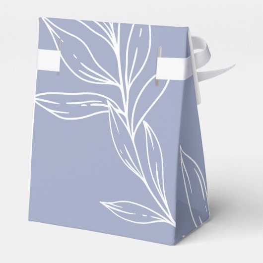 Periwinkle Blume Gefälligkeitsbox Geschenkschachtel (Rückseite)