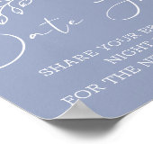 Periwinkle Blume Poster (Ecke)