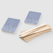 Periwinkle Blume sagt Ja zum Kleid Fächer (Non-assembled)