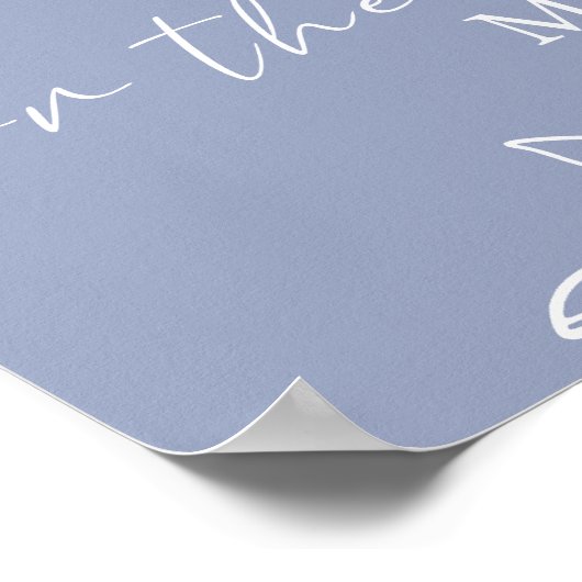 Periwinkle Blume schätzen, wie viele Kisses Game Poster (Ecke)