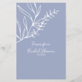 Periwinkle-Blume-Spiel würde sagen: Flyer (Hinten)