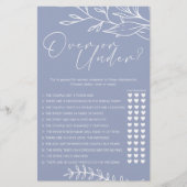 Periwinkle-Blume spielen unter Flyer (Vorne)