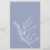 Periwinkle-Blume spielen unter Flyer (Hinten)