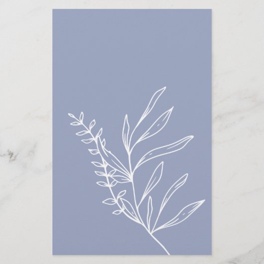 Periwinkle-Blume spielen unter Flyer (Hinten)