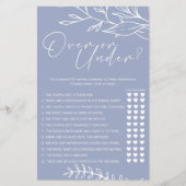 Periwinkle-Blume spielen unter Flyer (Vorne)