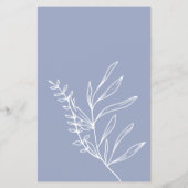 Periwinkle-Blume spielen unter Flyer (Hinten)