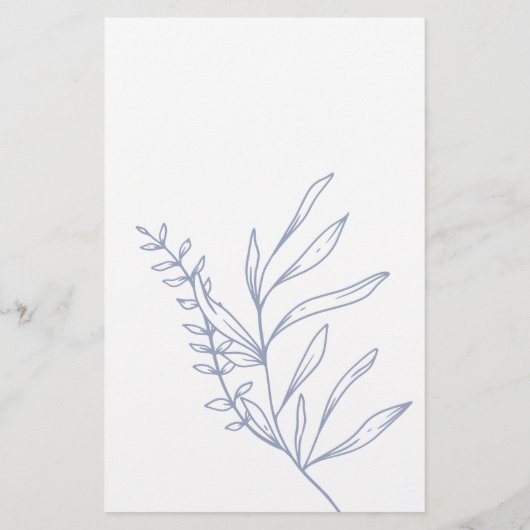 Periwinkle-Blume spielen unter Flyer (Hinten)