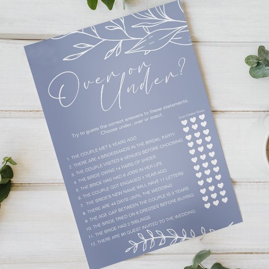 Periwinkle-Blume spielen unter Flyer