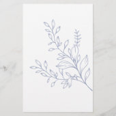 Periwinkle Blume spielen, was in Ihrer Hand ist Flyer (Hinten)