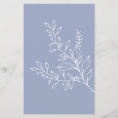 Periwinkle Blume spielen, was in Ihrer Hand ist Flyer (Hinten)