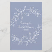 Periwinkle Blume spielen, wo wir waren Flyer (Hinten)