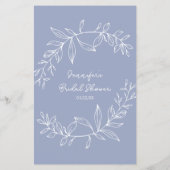 Periwinkle Blume spielen, wo wir waren Flyer (Hinten)