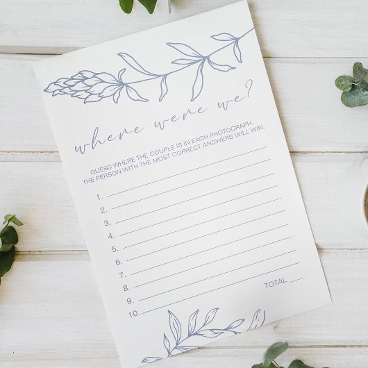 Periwinkle Blume spielen, wo wir waren Flyer