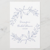 Periwinkle Blume spielen, wo wir waren Flyer (Hinten)