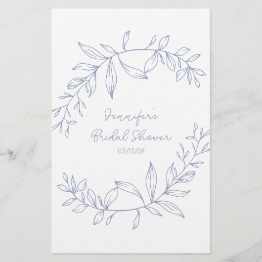 Periwinkle Blume spielen, wo wir waren Flyer (Hinten)