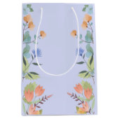 Periwinkle Blumenbeutel Mittlere Geschenktüte (Vorderseite)