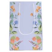 Periwinkle Blumenbeutel Mittlere Geschenktüte (Rückseite)