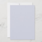 Periwinkle-Blush-Pfingstrosen-Hochzeit Einladung (Rückseite)