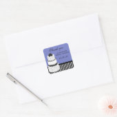 Periwinkle Brautparty Danke Stickers (Umschlag)