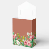 Periwinkle Burnt Orange Terracotta Wedding Geschenkschachtel (Geöffnet)