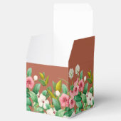 Periwinkle Burnt Orange Terracotta Wedding Geschenkschachtel (Geöffnet)