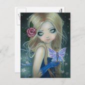 Periwinkle Butterfly Fairy Postcard Postkarte (Vorne/Hinten)