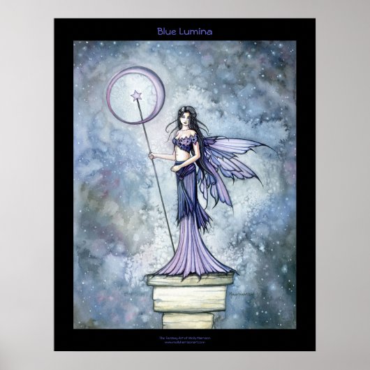 Periwinkle Celestial Gothic Fairy Poster (Vorne)
