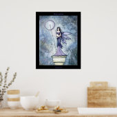 Periwinkle Celestial Gothic Fairy Poster (Küche)