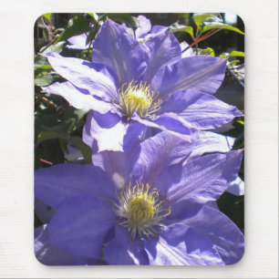 Periwinkle Clematis Mousepad