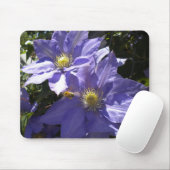 Periwinkle Clematis und Bienenmousepad Mousepad (Mit Mouse)
