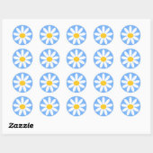 Periwinkle Daisy Sticker (Blatt)