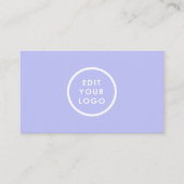 Periwinkle Danke Business Card Begleitkarte (Vorderseite)