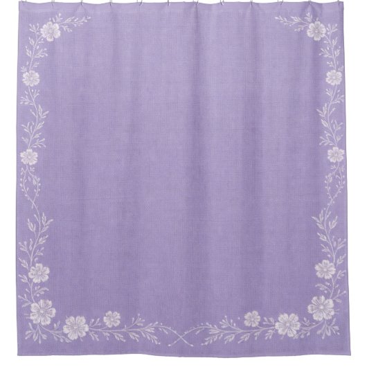 Periwinkle Daydream Duschvorhang (Vorderseite)