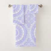 Periwinkle Dream Mandala Pattern Badhandtuch Set (Insitu)