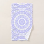 Periwinkle Dream Mandala Pattern Badhandtuch Set (Handtuch)