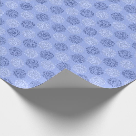 Periwinkle Floral Packpapier (Ecke)
