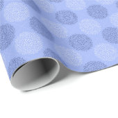 Periwinkle Floral Packpapier (Rolleneckpunkt)