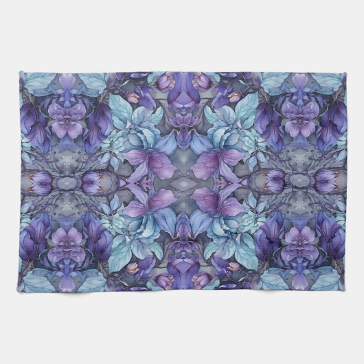 Periwinkle Garden Geschirrtuch (Horizontal)