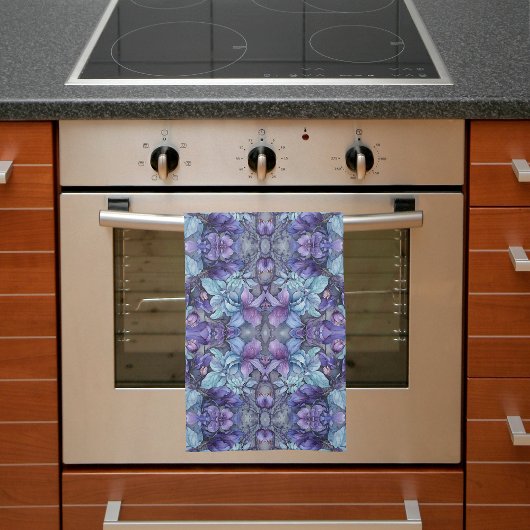 Periwinkle Garden Geschirrtuch