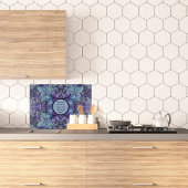 Periwinkle Garden Glass individuell anpassbar Schneidebrett