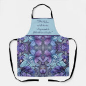 Periwinkle Garden individuell anpassbar Schürze (Vorderseite)