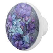 Periwinkle Garden Keramikknauf (Rechts)