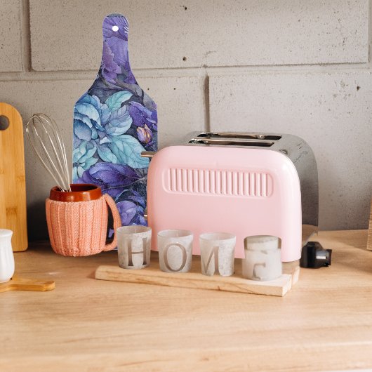 Periwinkle Garden Schneidebrett